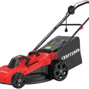CRAFTSMAN Electric Lawn Mower, 20-Inch, Corded, 13-Ah (CMEMW213), Red