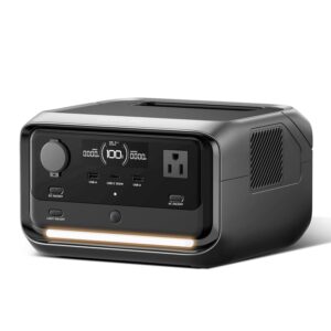 EF ECOFLOW Portable Power Station RIVER 3 Plus, 286Wh LiFePO4 Battery, 3 Up to 1200W AC Outlets,