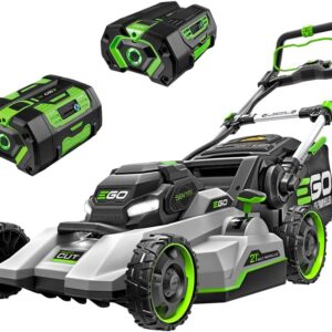 EGO Power+ LM2135SP 21-Inch Self-Propelled Lawn Mower Kit (7.5Ah Battery and Rapid Charger Included), get (1) extra BA2800T 5.0Ah Battery