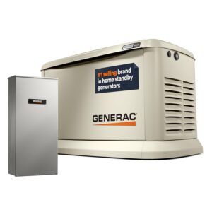 Generac Guardian 26kW Home Standby Generator with 200 Amp Transfer Switch, Durable All Aluminum, WiFi Enabled with G-Force Engine, Easy to Use, Whole House Power Backup, Smart...