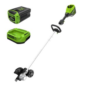 Greenworks 60V 8" Brushless Cordless Edger, 2.0 Ah Battery and Charger Included