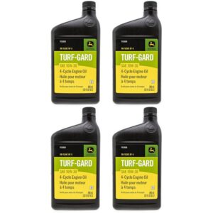 John Deere Original Equipment TURF-GARD 32 oz. 10W-30 Oil #TY22029 (PACK OF 4)