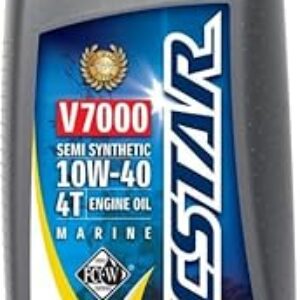 Suzuki Marine ECSTAR V7000 Marine 4-Stroke Engine Oil, 10W-40, 1 Quart - 990C0-01E30-QUA