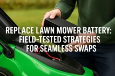 Replace Lawn Mower Battery