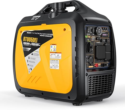 RT005DEi 5000W Portable Dual-Fuel Inverter Generator - listzon