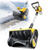 LIVOWALNY Electric Snow Shovel Compatible with Dewalt 20V Battery, Cordless Snow Blower 12"x6" Clearing Path, Lightweight Powered Snow Thrower with Adjustable Directional Plate...