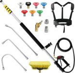 janz 24 FT Telescoping Pressure Washer Wand: Ladder-Free Reach — With Noticeable Kickback