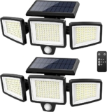 Tuffenough Solar Outdoor Lights 2500LM — Shockingly Bright for $30